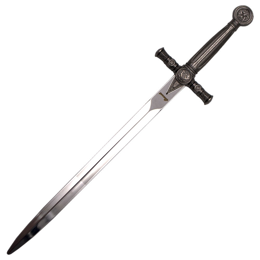 Abre-cartas-Maçônico, acabamento em níquel