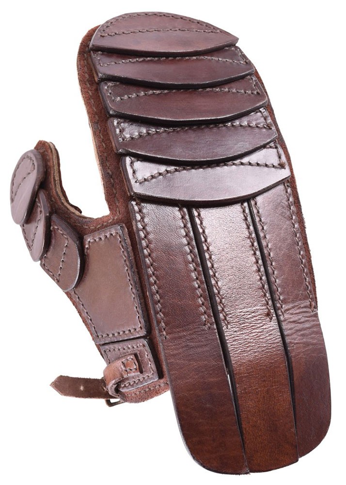 Luva de couro acolchoada para esgrima e recreação, mão esquerda