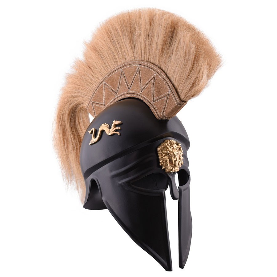 Capacete ítalo-coríntio com pluma, S VII aC