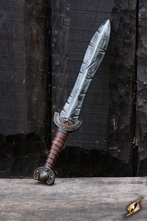 Espada curta celta série Battleworn