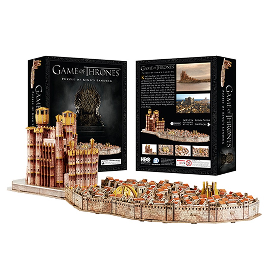 Quebra-cabeça 3D do mapa King's Wharf, Game of Thrones