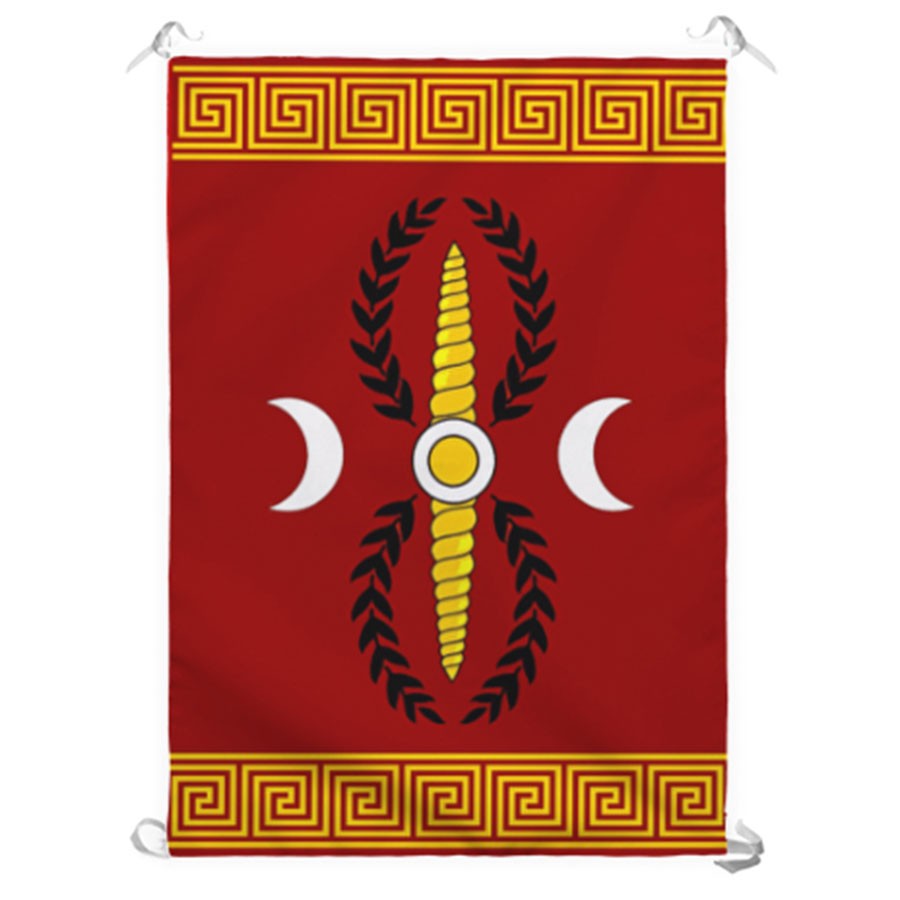 Banner Roman Legion SPQR para interior e exterior (70x100 cms.)