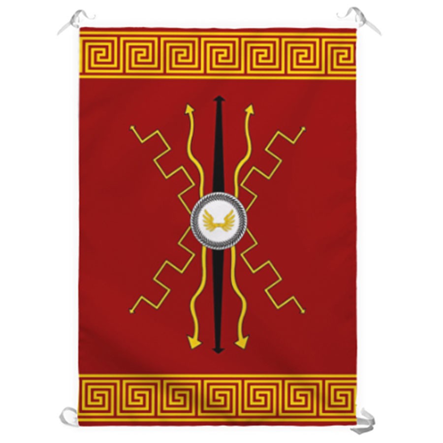 Deuses da Bandeira Romana. Interior e exterior (70x100 cms.)