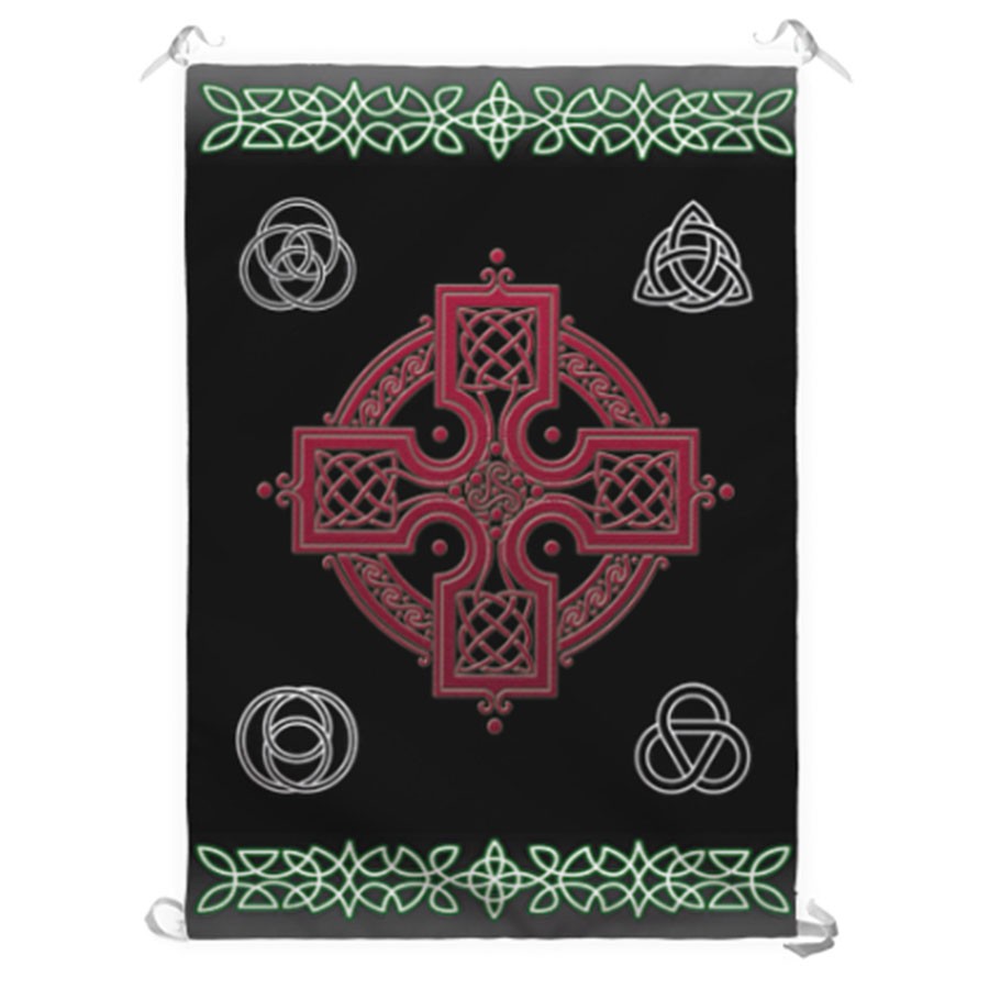 Estandarte de Simbologia e Cruz Celta (70x100 cms.)