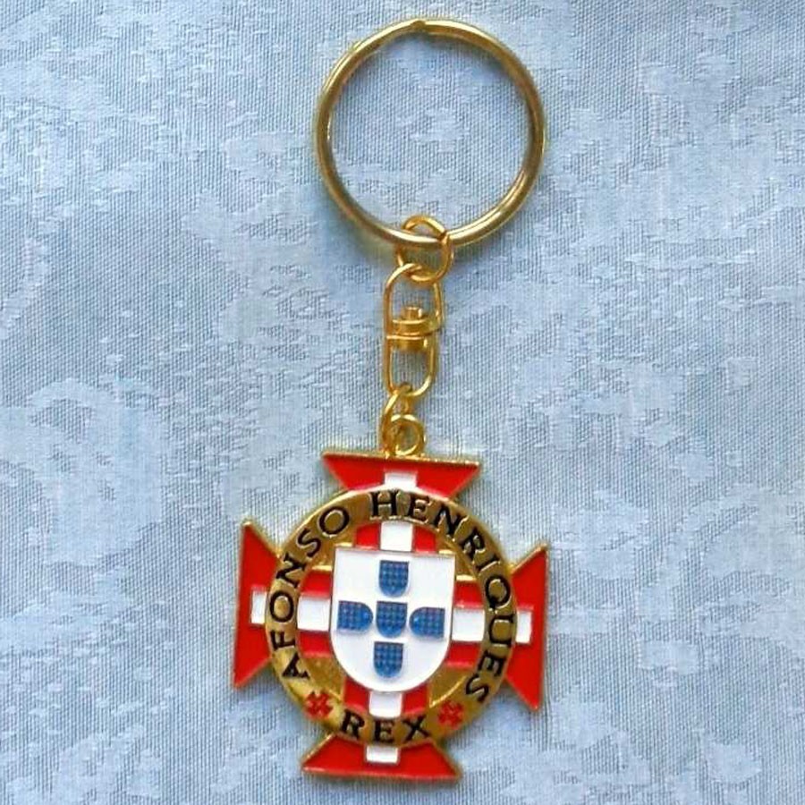 Chaveiro com a cruz dos Cavaleiros de Cristo