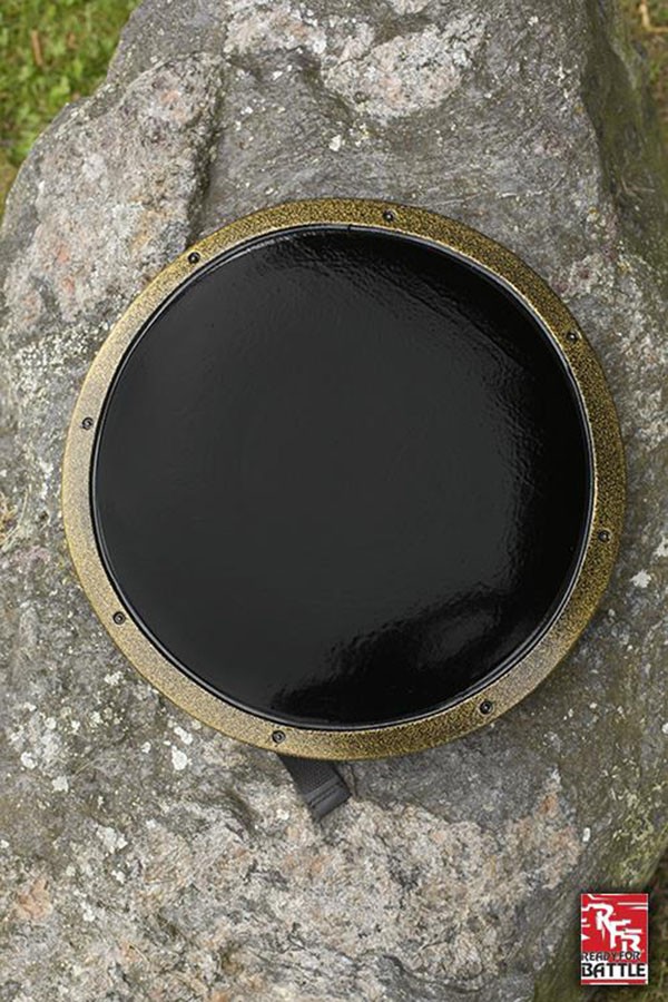 Escudo Viking de látex médio Pronto para a batalha, LARP