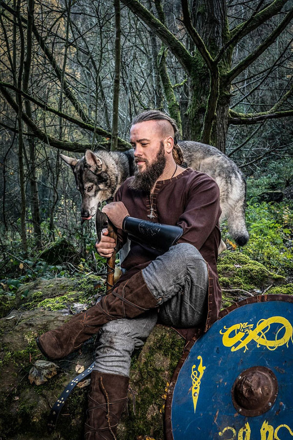 Calça Vikingo Jorgen em lã cinza