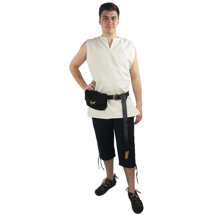 Viking Veli calça até o joelho cor preta