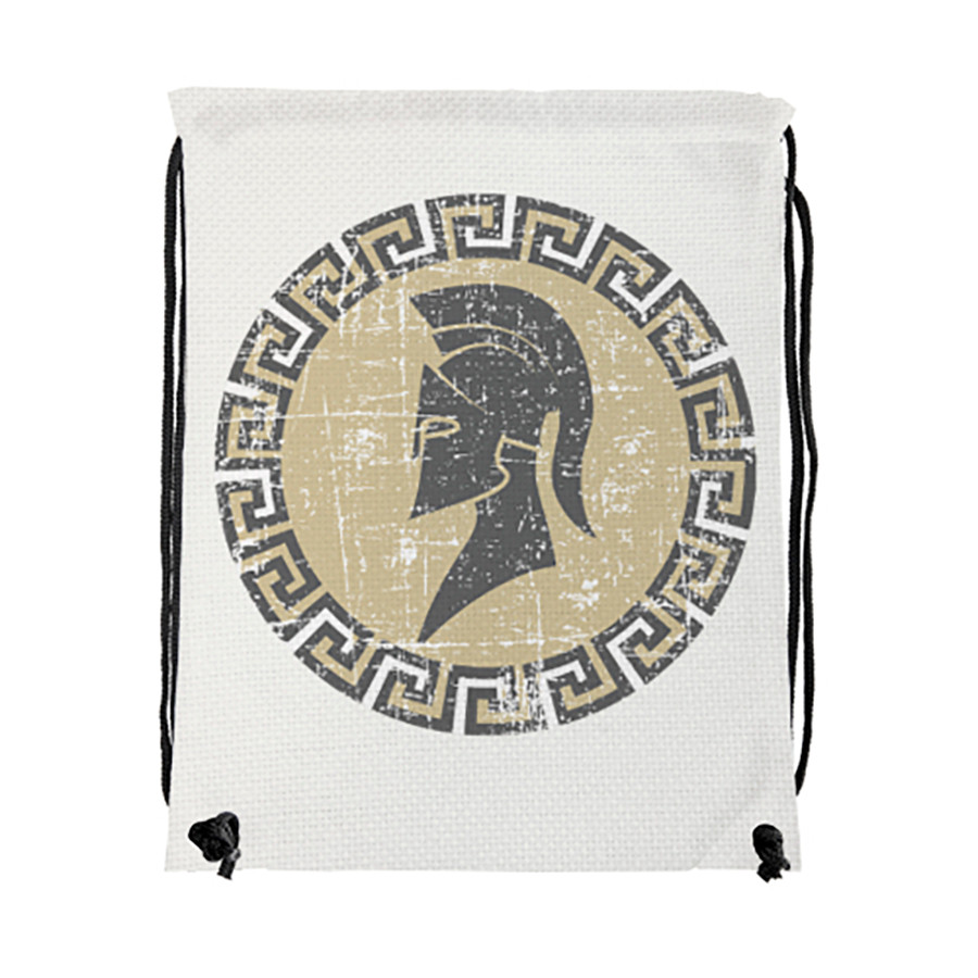 Saco de cordão guerreiro grego-espartano (34x42 cms.)
