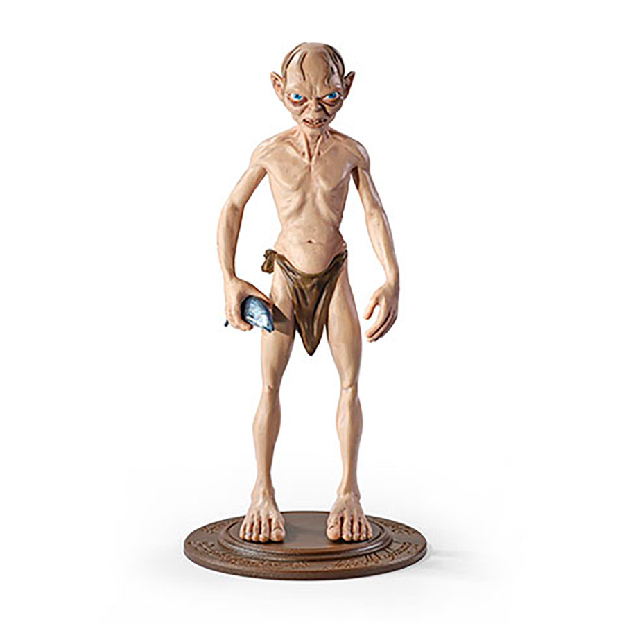Estatueta Miniatura Gollum Senhor dos Anéis Toyllectible Bendyfigs