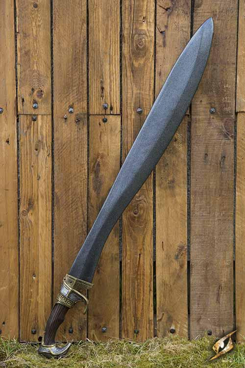 Espada Látex Falcata para LARP, 85 cm.