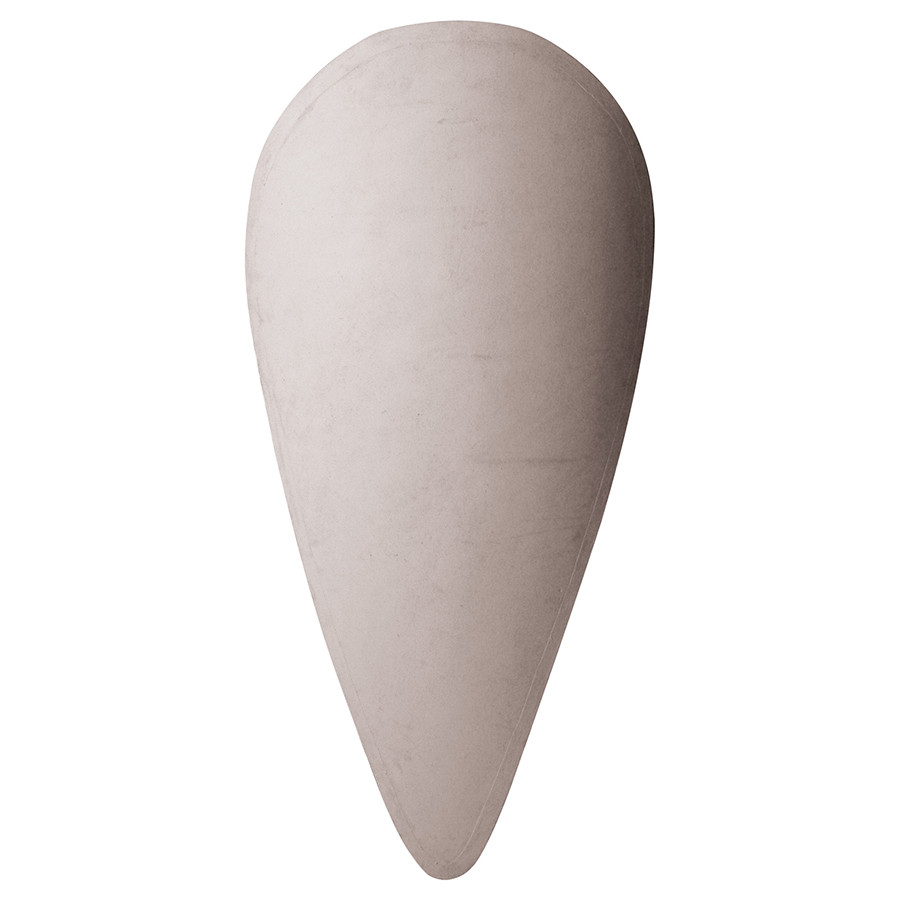 Escudo normando de madeira em branco para pintar