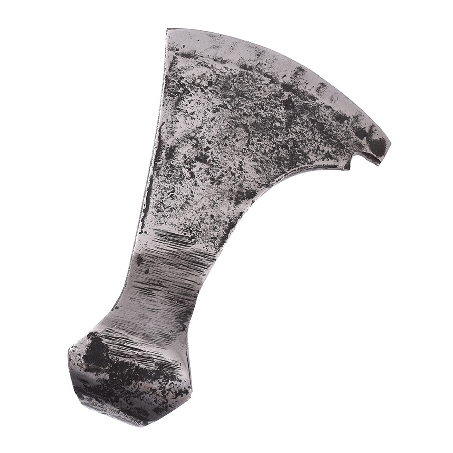 Cabeça de machado barbudo decorativo, acabamento rústico