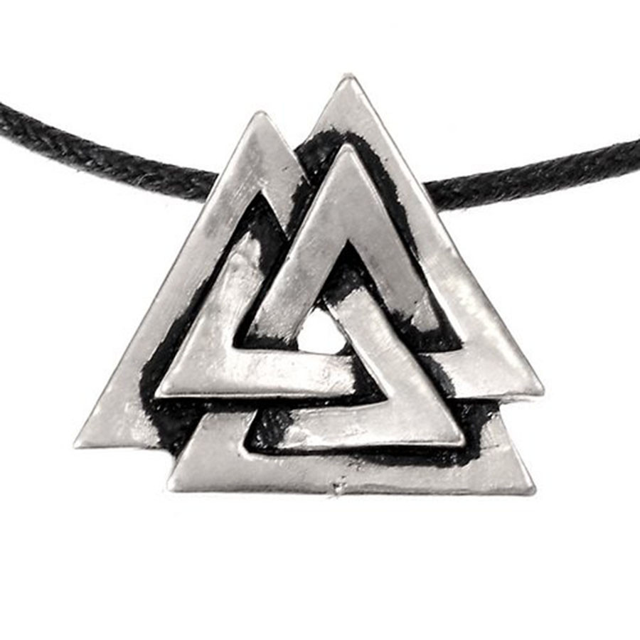 Pendente Viking Valknut ou Nó da Morte