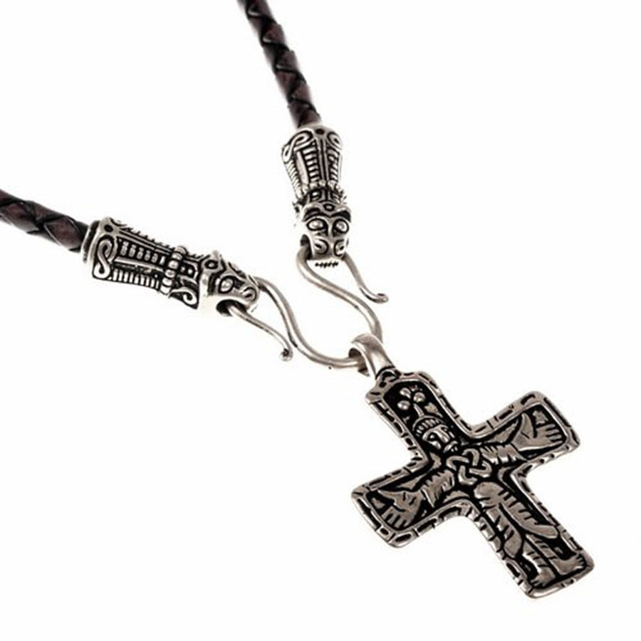 Pingente Mandermark com crucifixo Viking