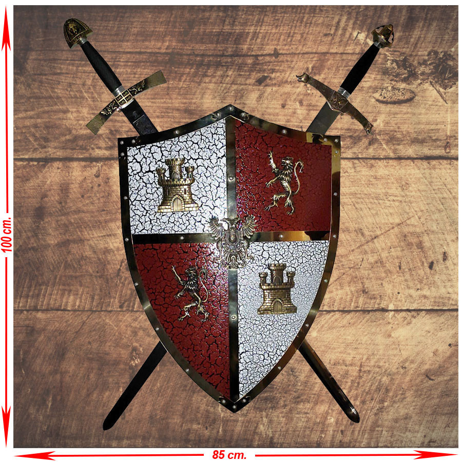 Panóplia de Espadas com Brasão de Castilla y León