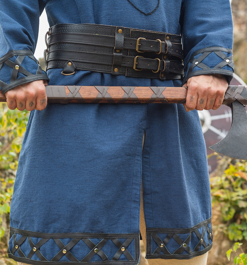 Robusto cinto Viking modelo Anike, cor preta