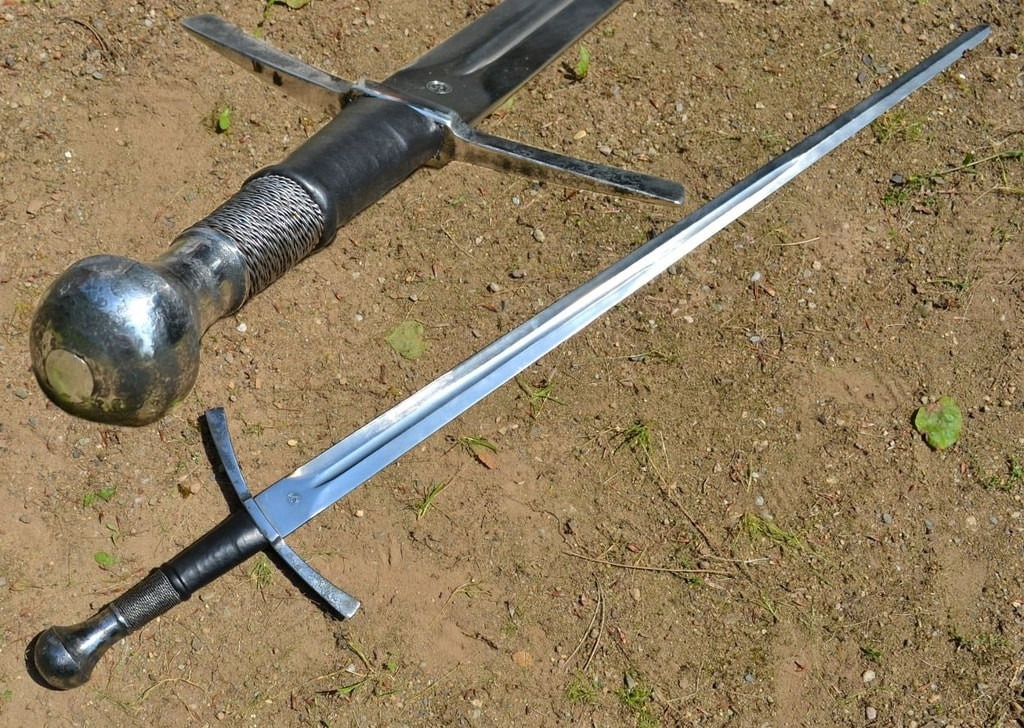 Espada medieval leve funcional de uma mão Bohemond