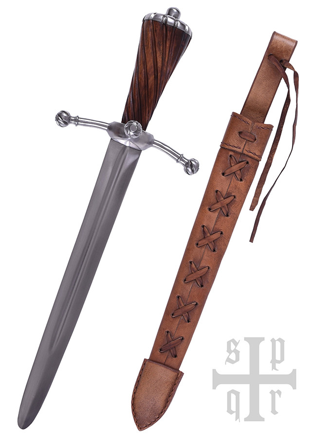 Adaga medieval para prática tipo Lansquenete