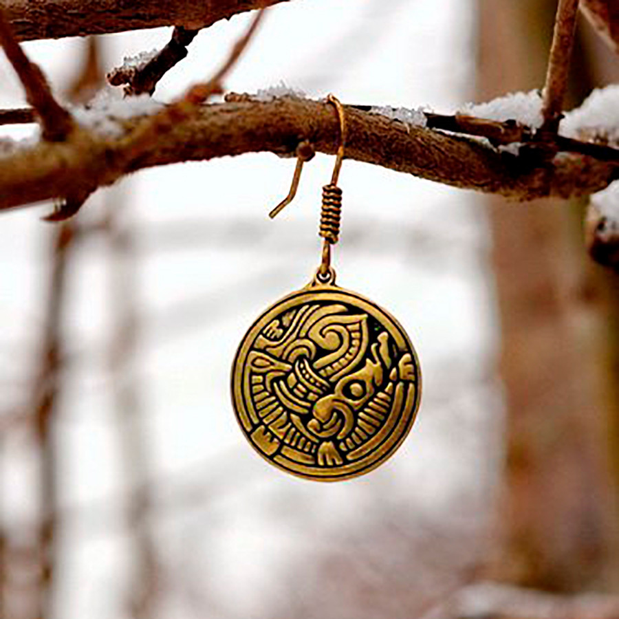 Brincos Viking cativante besta