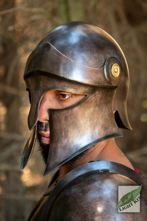 Capacete Spartan em poliuretano, Epic Armory Light Kit