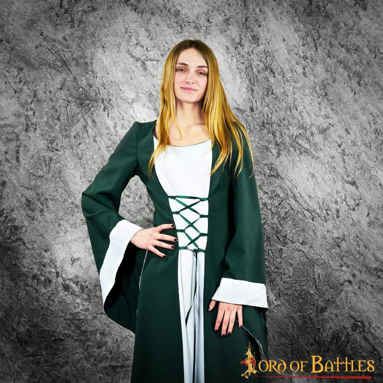 Zaida mulher vestido medieval