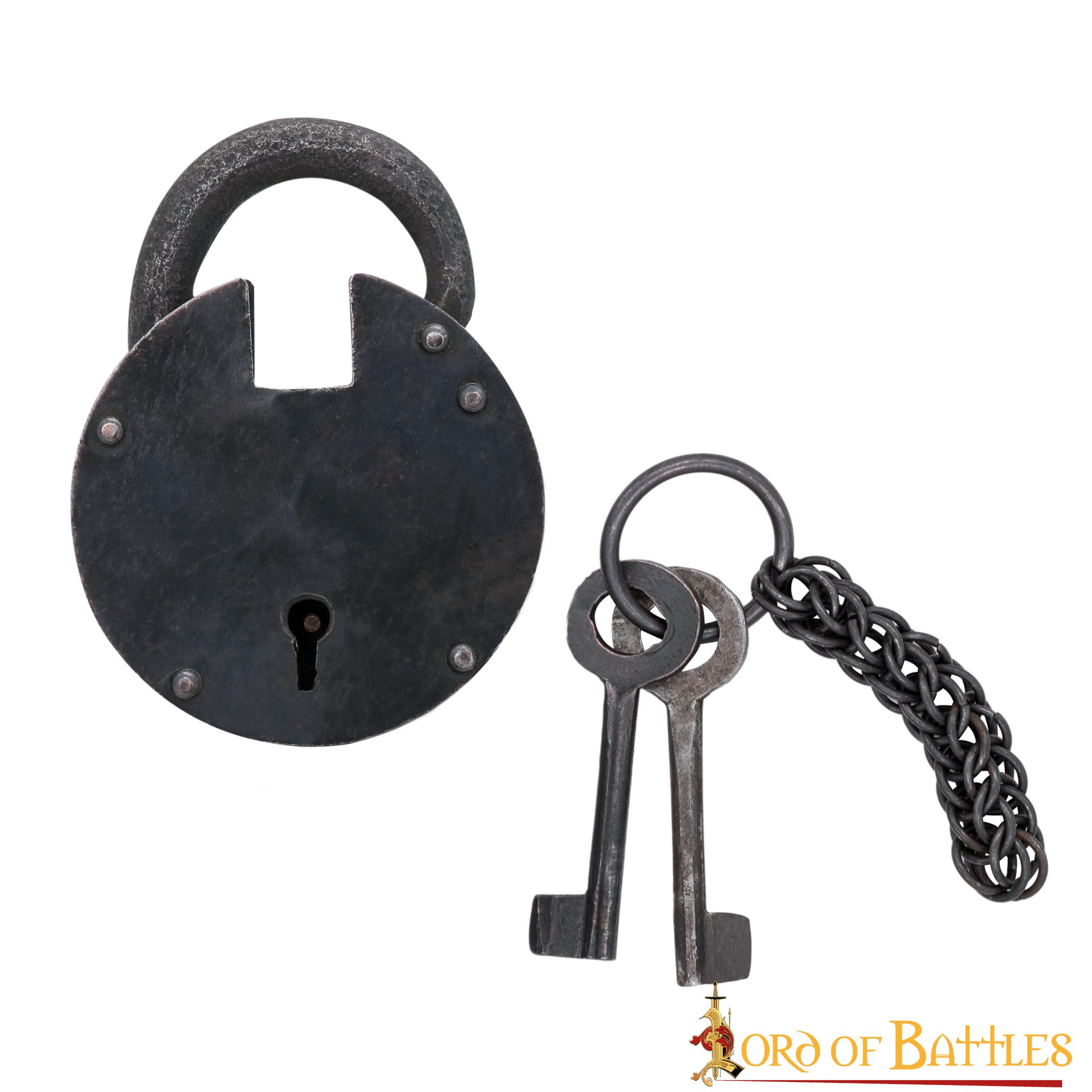 velho cadeado calabouço medieval