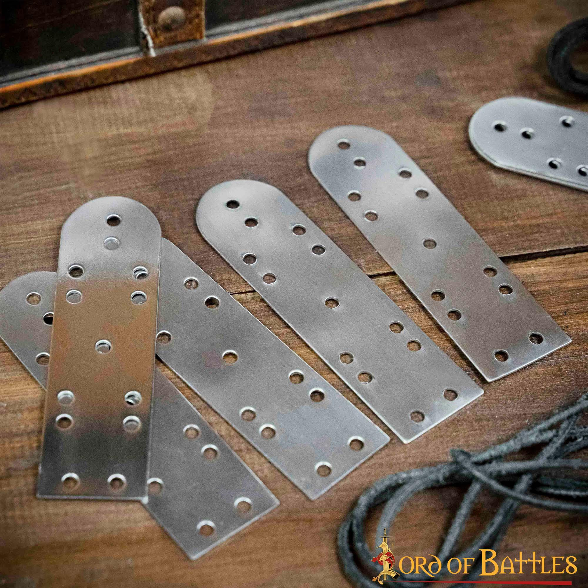 Pack 100 peças metálicas Armadura lamelar