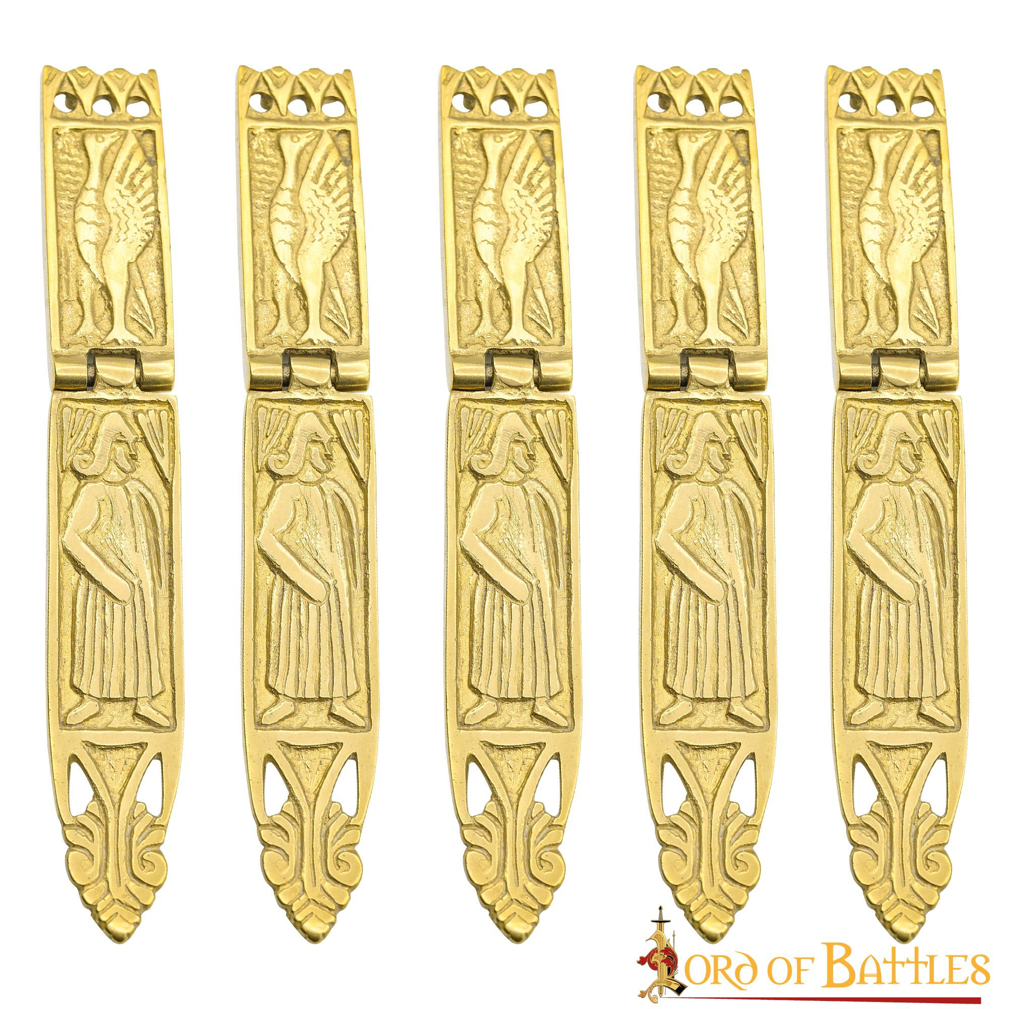 Conjunto de 5 tiras de latão para fazer o seu cíngulo romano