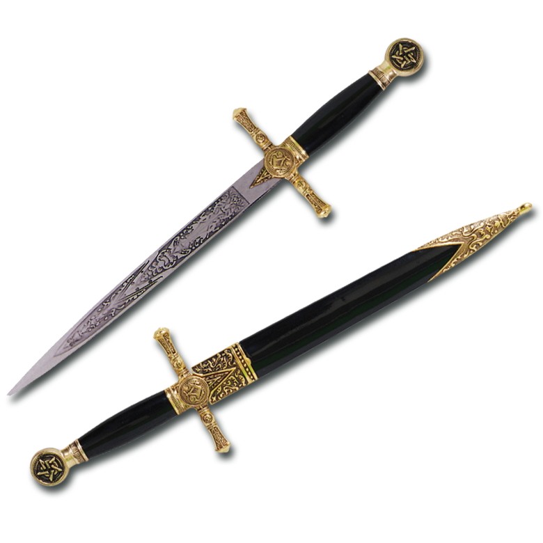 Adaga com bainha Maçônica