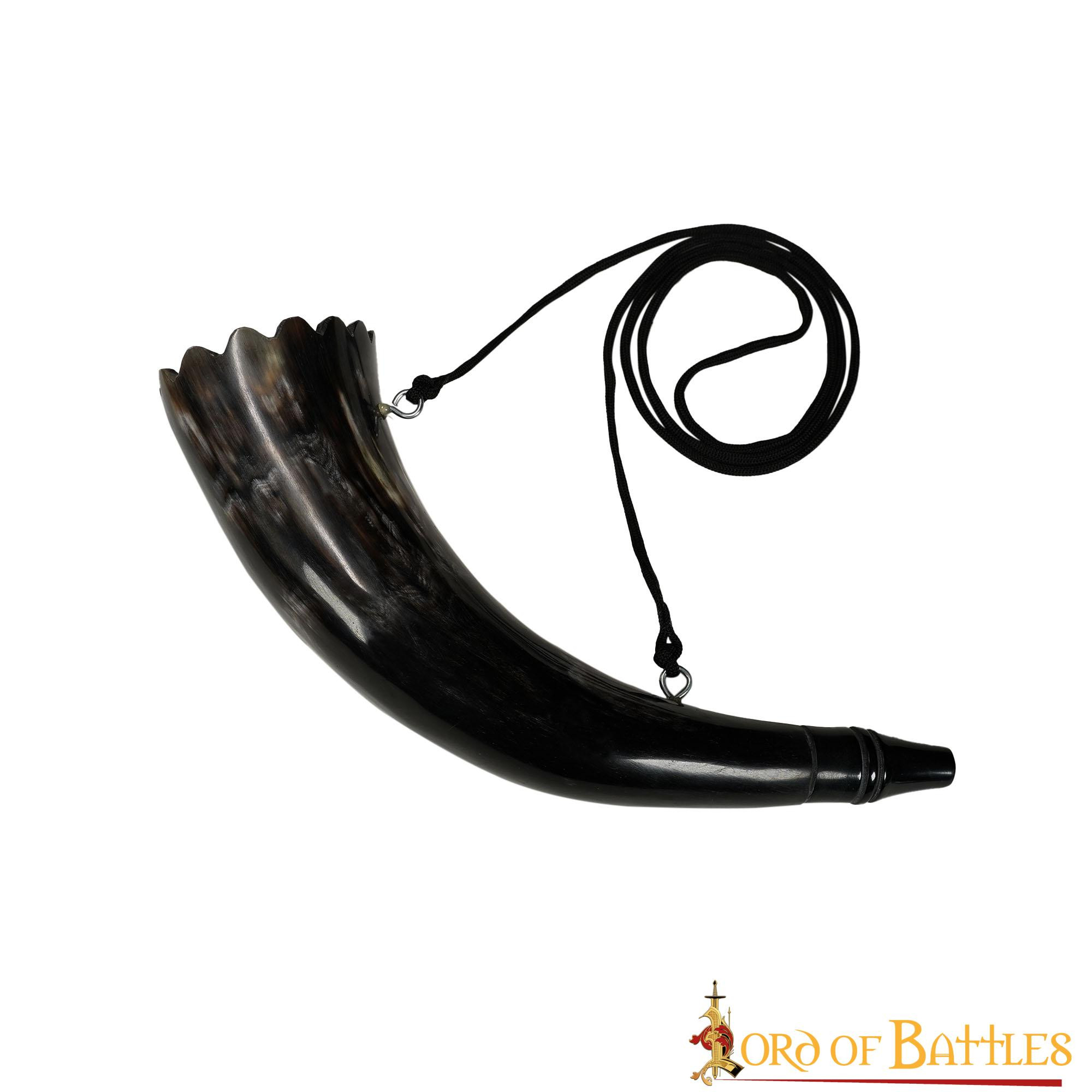 Chifre viking com alça modelo Gjallarhorn