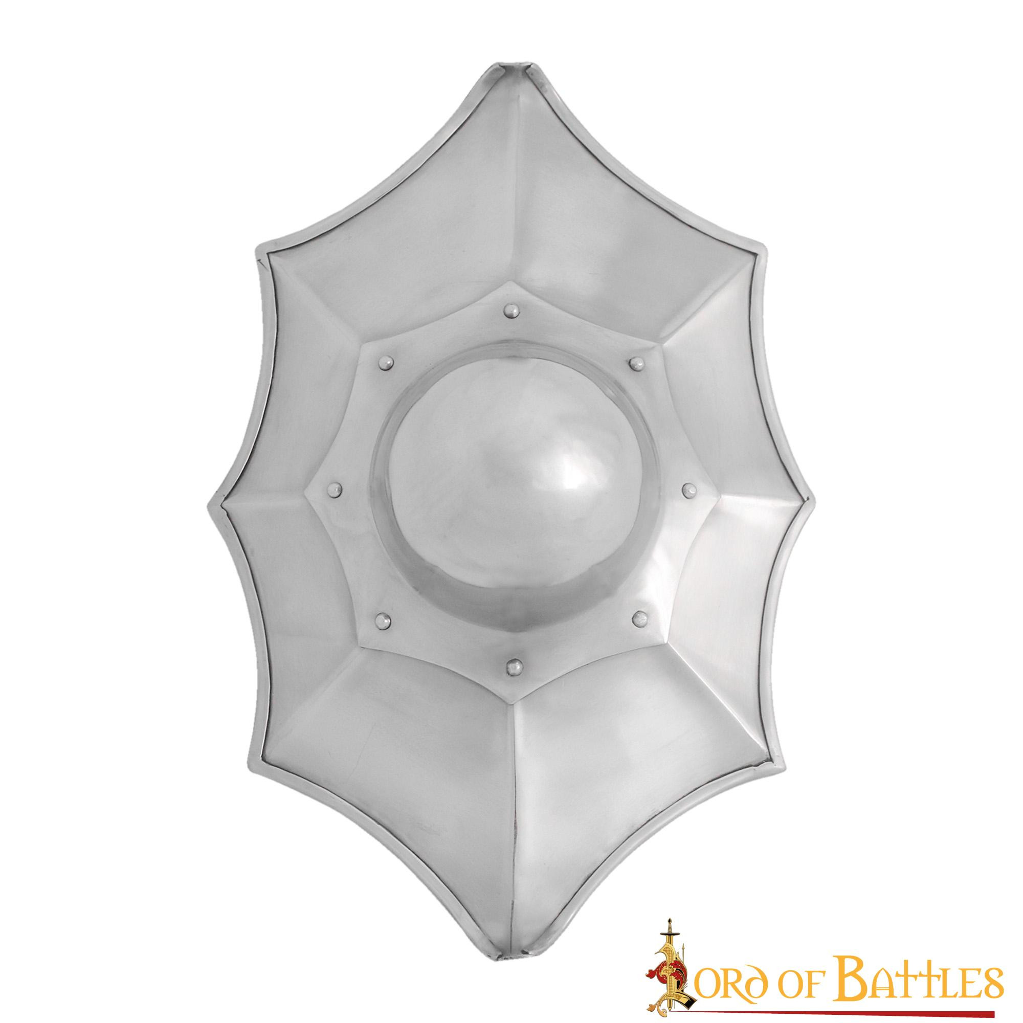 Escudo de esgrima histórico Talhoffer broquel escuro