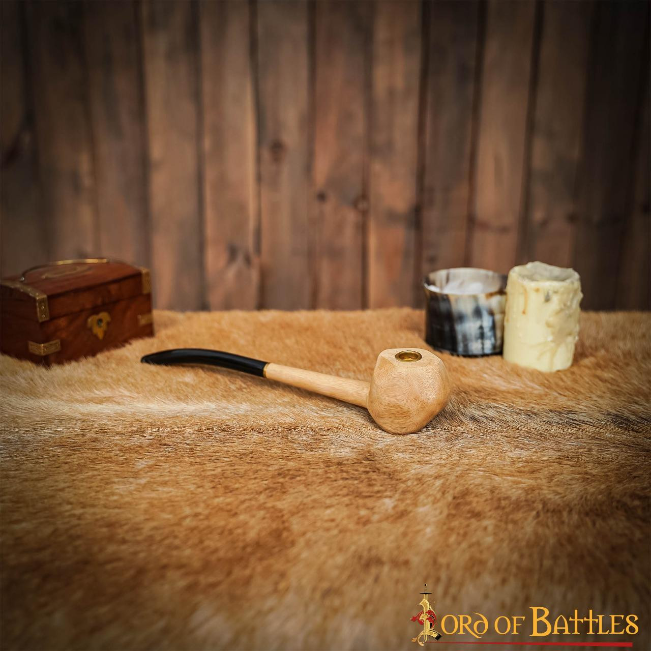 Cachimbo de madeira para recreacionistas e LARP