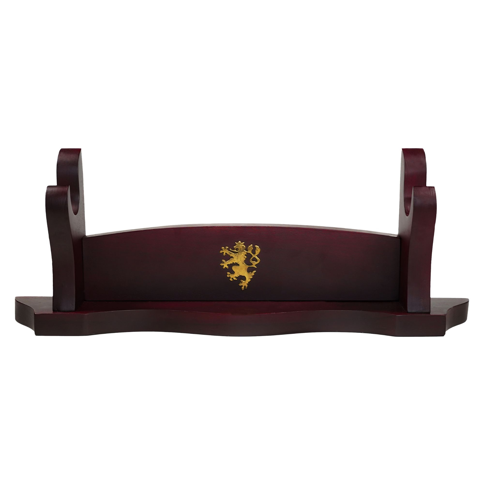 Suporte de secretária em madeira para pendurar 1 espada