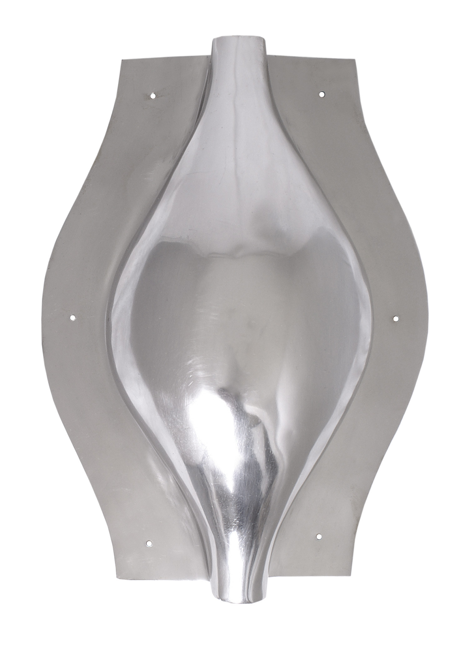 Umbo para escudo romano republicano, prata (28x21 cm.)