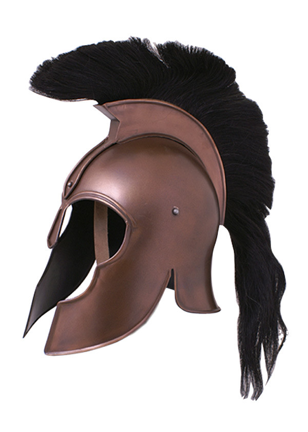 Capacete Aquila Trojan War com crista
