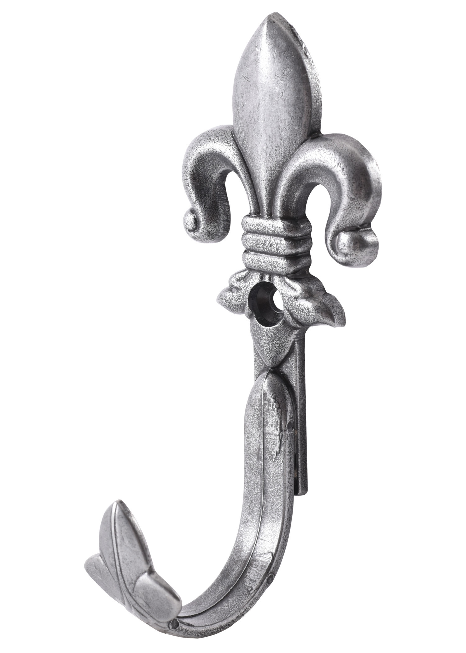 Conjunto de 2 suportes medievais de prata para armas (10x4 cm.)