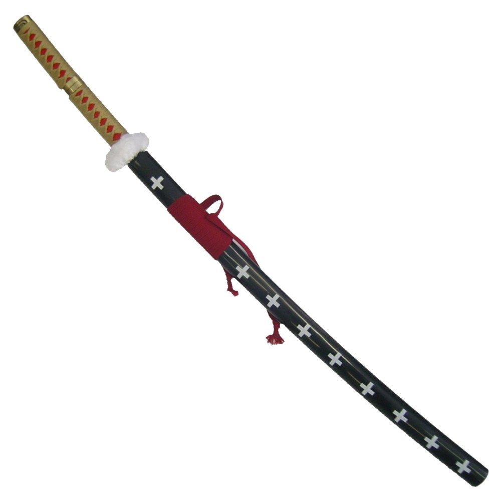 Katana decorativa Trafalgar, tamanho XL, Law de One Piece (145 cm.)