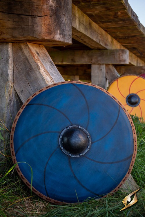 Escudo Viking Gastir para LARP (Azul)