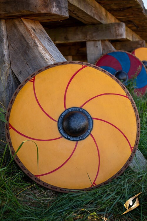 Escudo Viking Gastir para LARP (Amarelo)