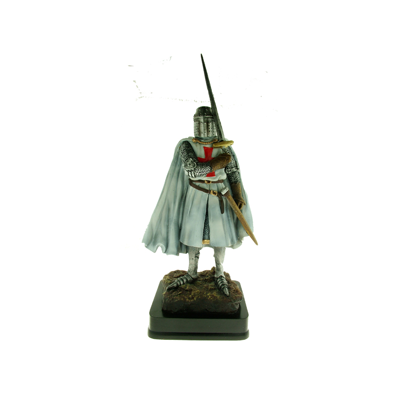 Cavaleiro Templário miniatura com espada (25 cm.)