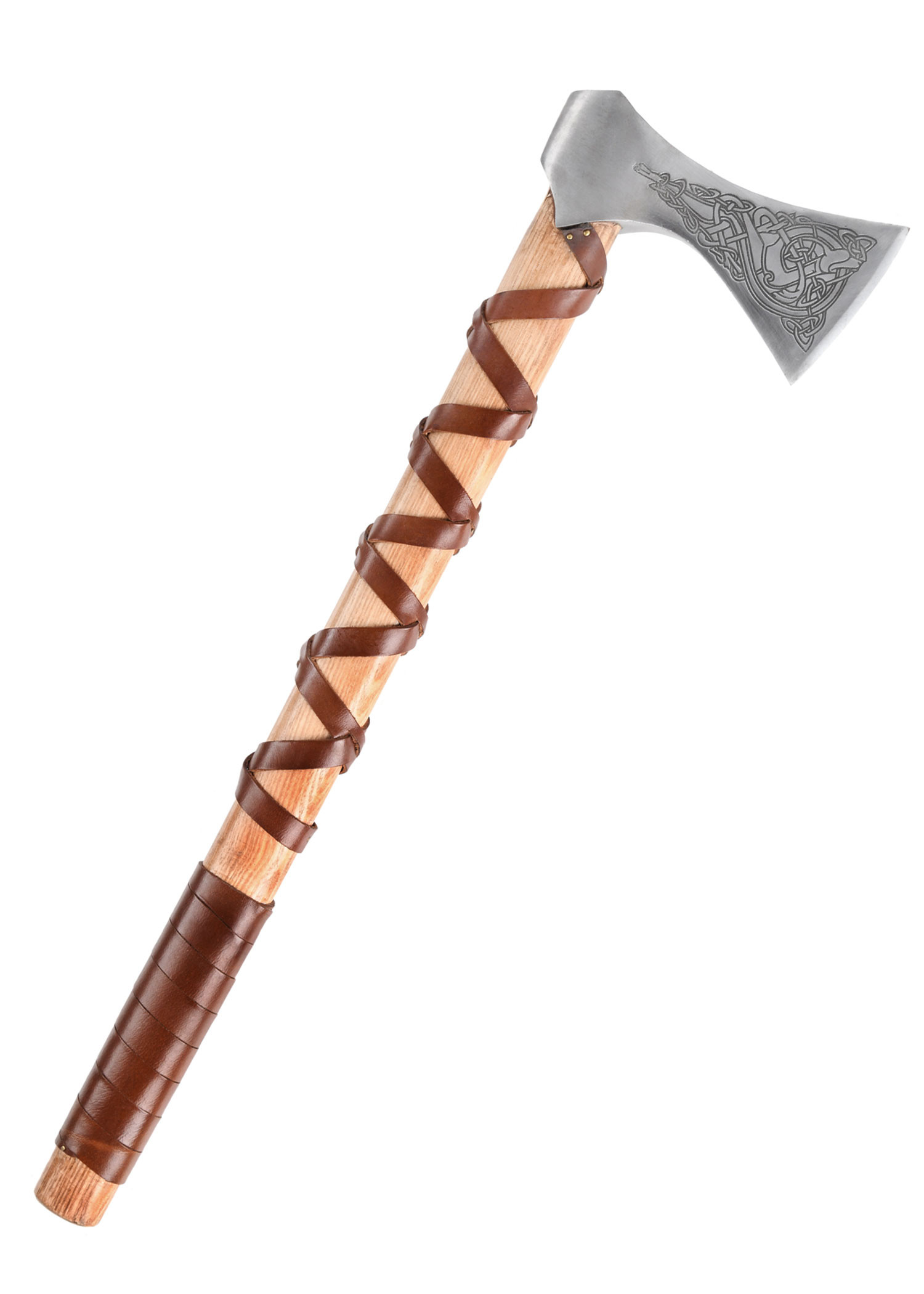 Machado de aço fundido norueguês com gravações (Tipo K)