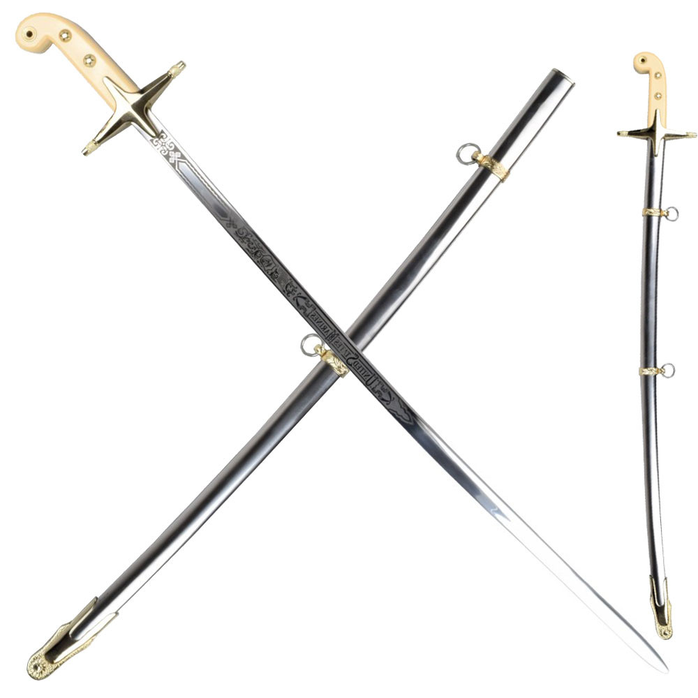 Sabre decorativo Mameluco da Marinha dos EUA (98 cm.)