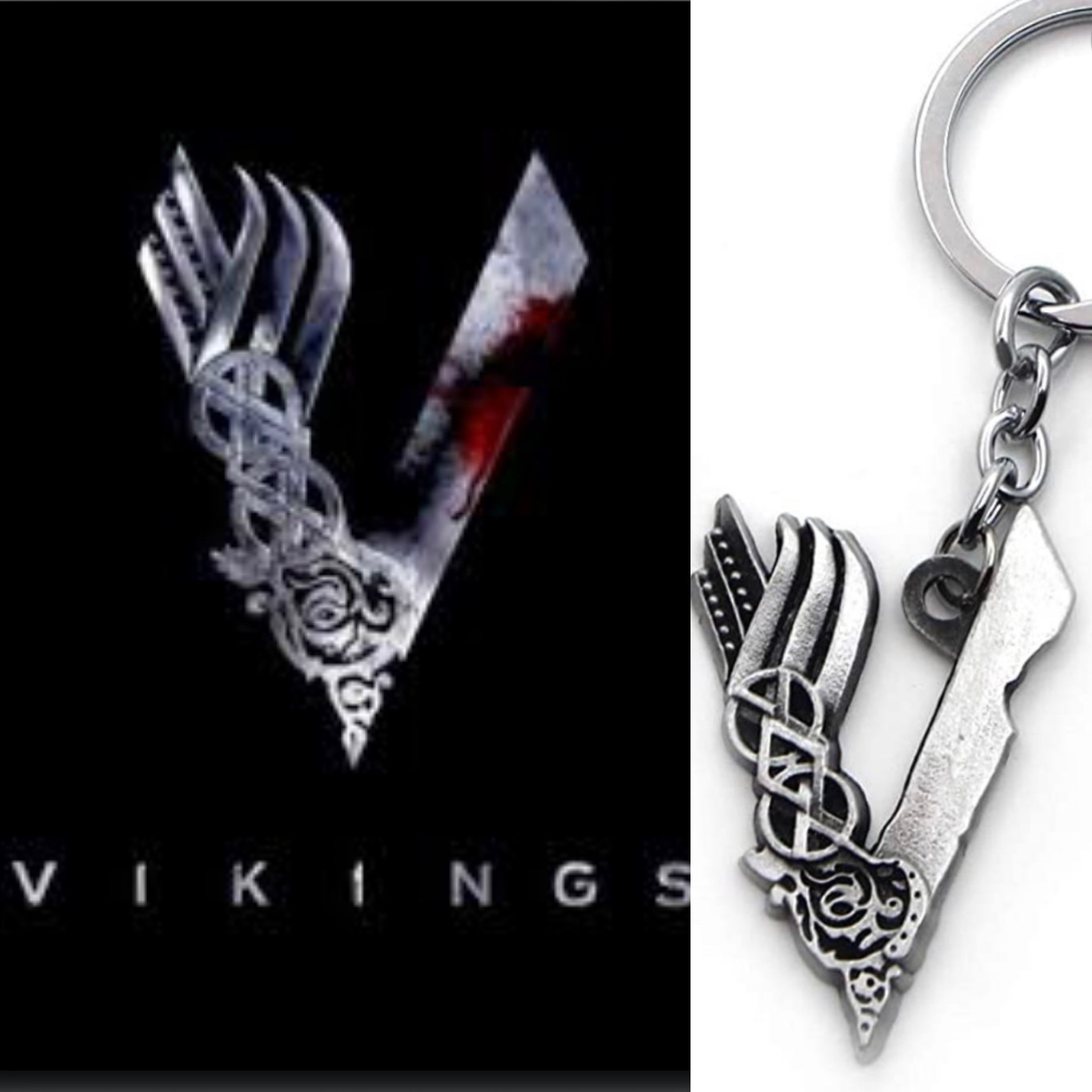 Chaveiro não oficial da série Vikings (4,5 cm.)
