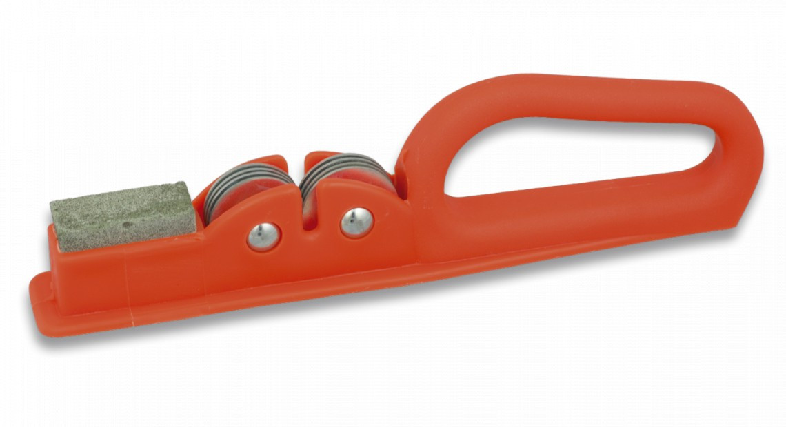 Afiador de facas em ABS com pedra