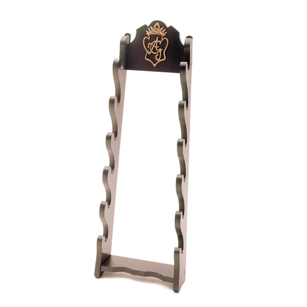 Expositor de parede para 6 pistolas ou katanas (76x25 cm.)