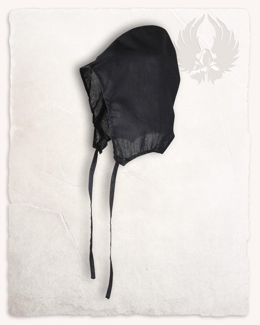 Crespina preta de algodão modelo Jasper