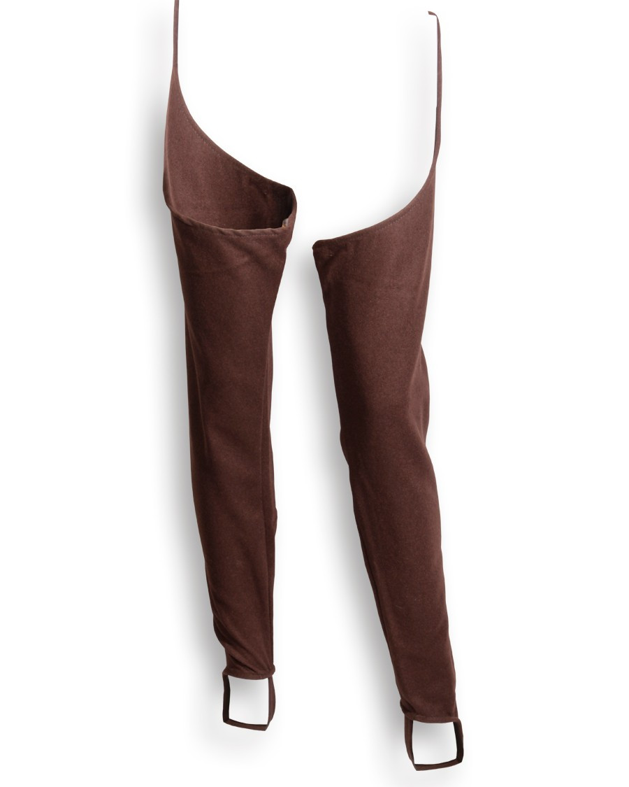 Legging medieval de lã marrom modelo Wolfram