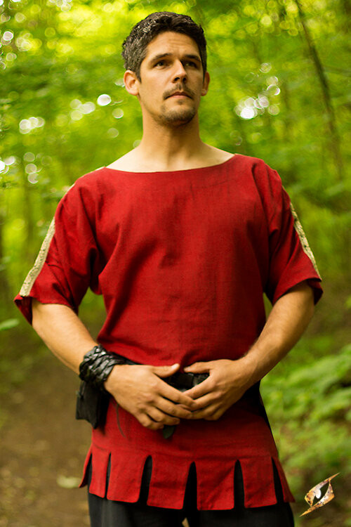 Túnica romano-medieval - Vermelha