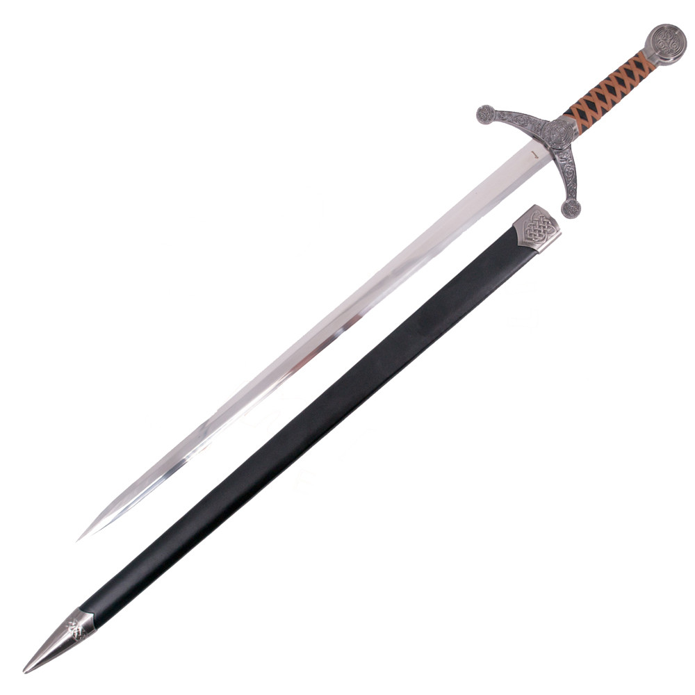 Espada com bainha decorada com Nó Celta no punho (104 cm.)